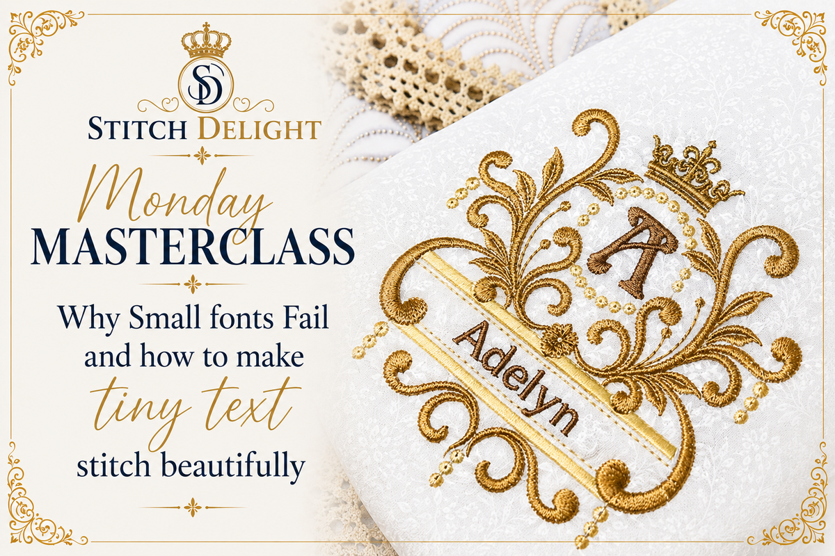 Why Small Fonts Fail — and How to Make Tiny Text Stitch Beautifully