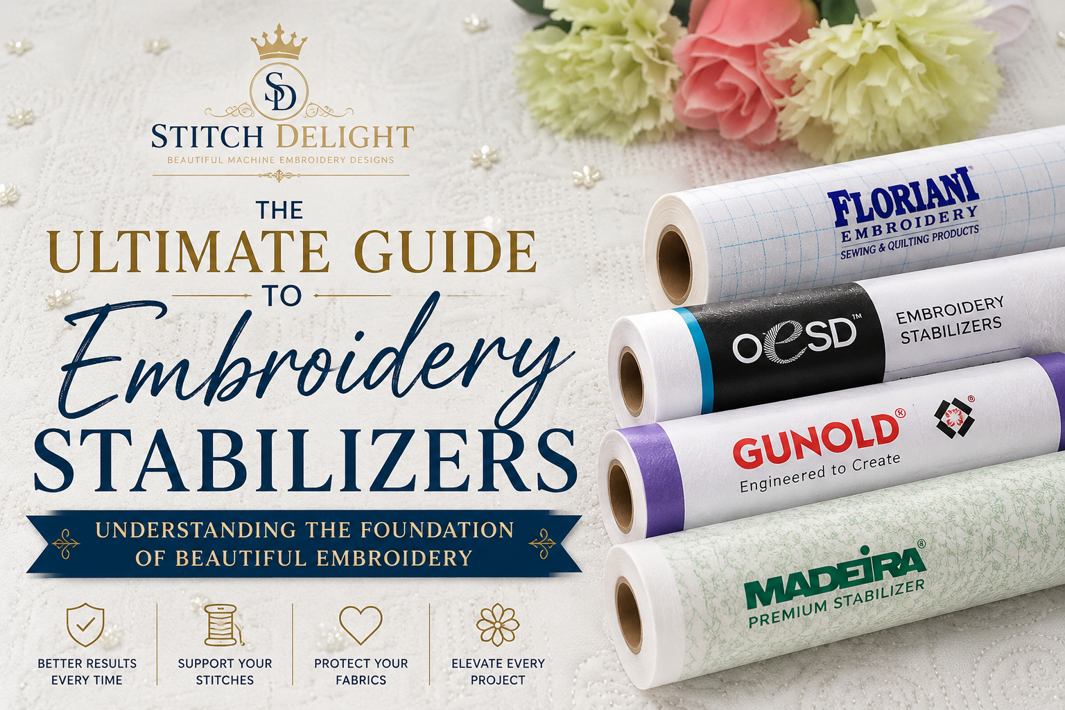 The Ultimate Guide to Embroidery Stabilizers - Part 1