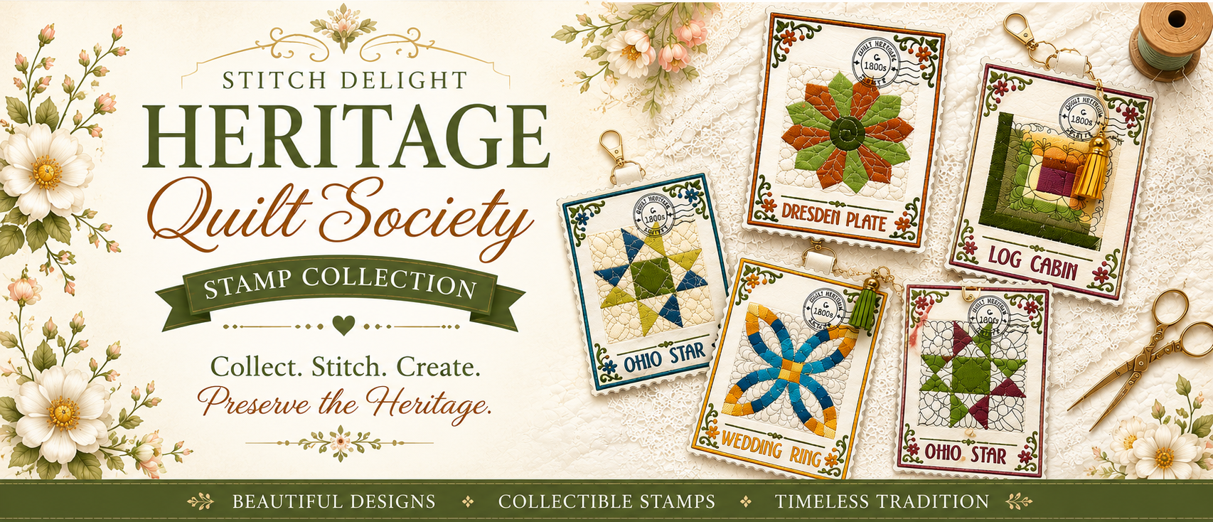 Quilt Society Stamps