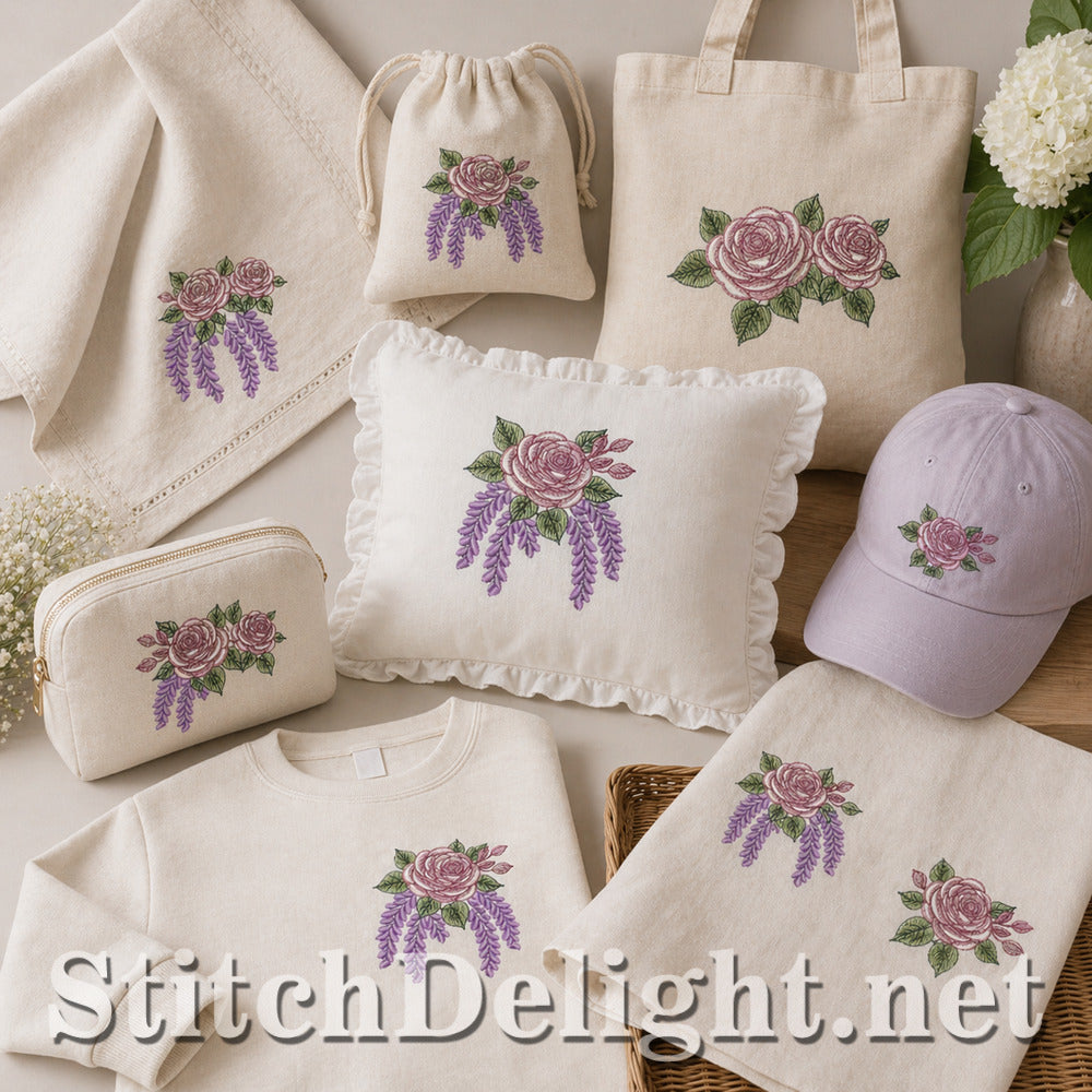 SDS3434 Wisteria Florals