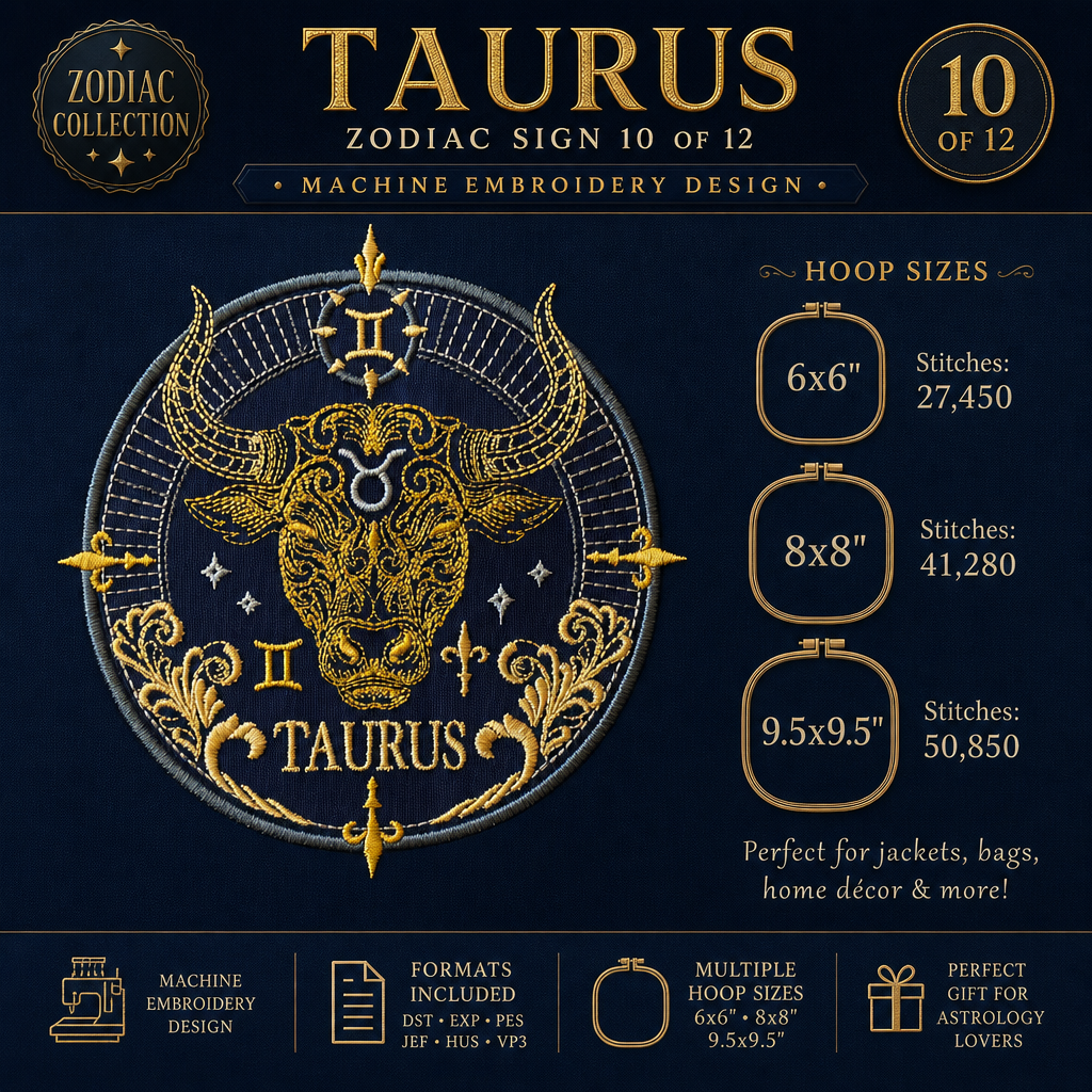 SDS4775 Zodiac Taurus