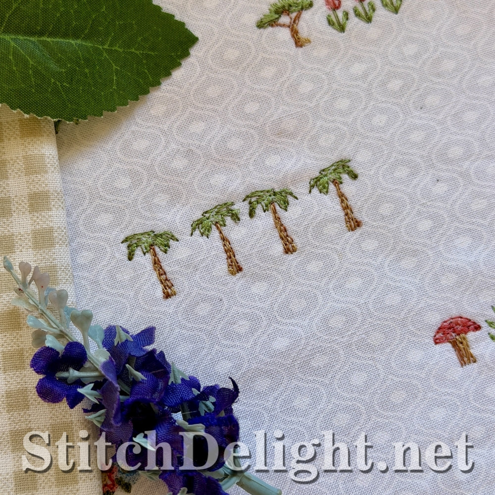 SDS3423 Tiny Florals - Micro Embroidery