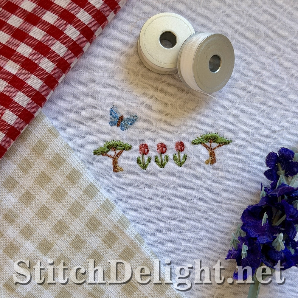 SDS3423 Tiny Florals - Micro Embroidery