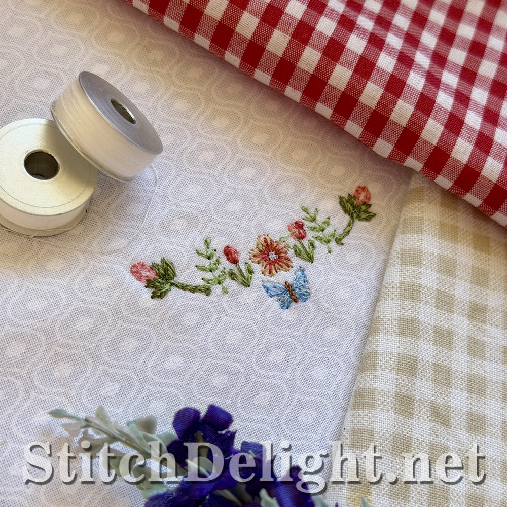 SDS3423 Tiny Florals - Micro Embroidery