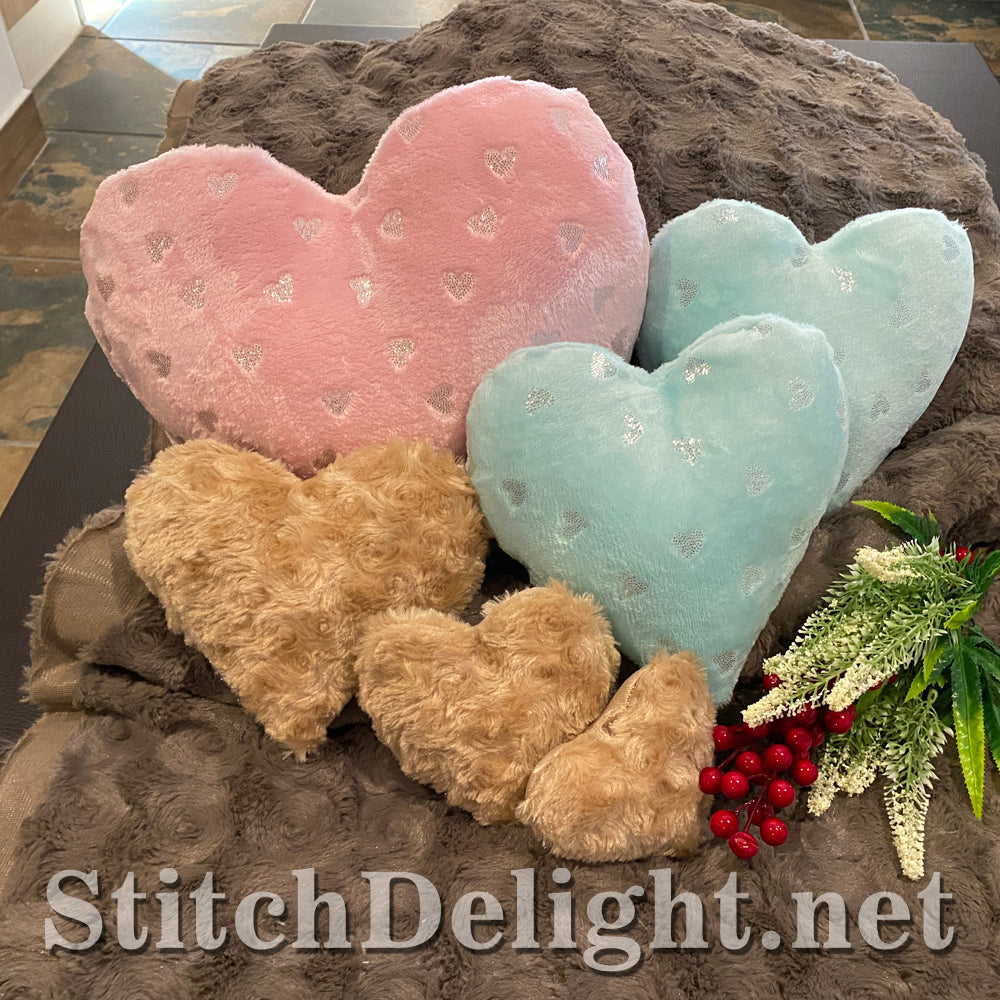 SDS3132 ITH Heart Shape Pillows