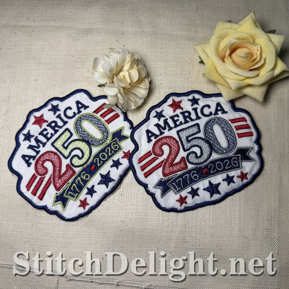 SDS3437 250 Years Proud Magnet