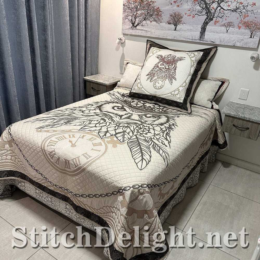 SDS3343 Steampunk Bed Quilt