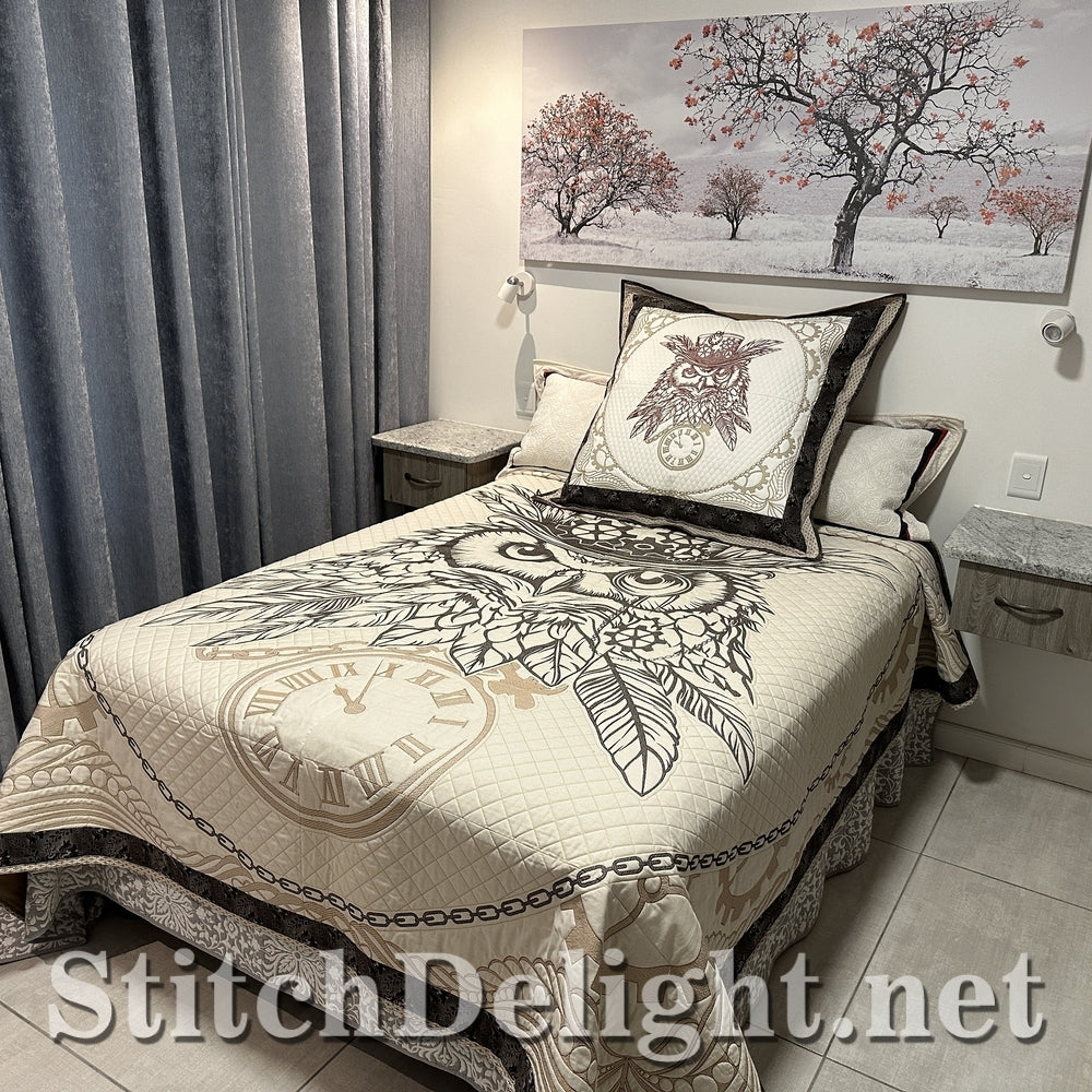 SDS3343 Steampunk Bed Quilt