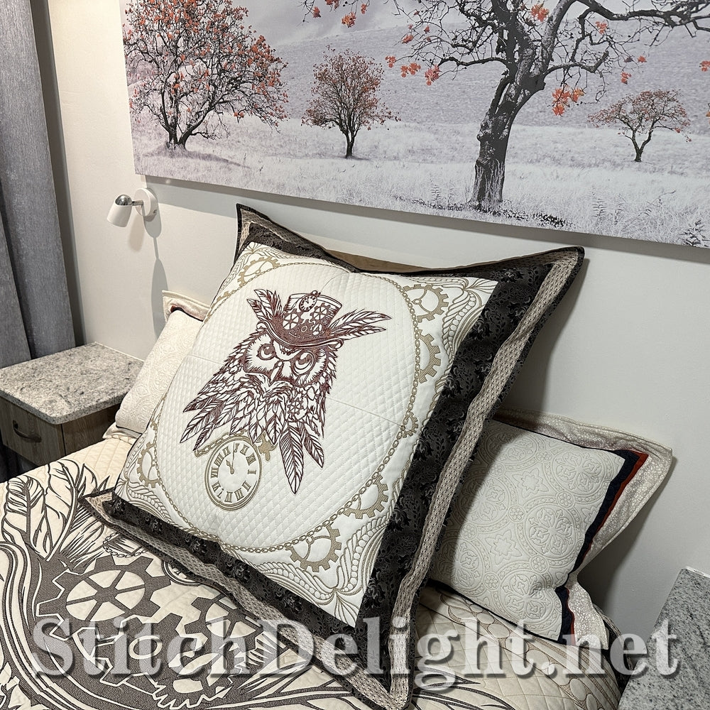 SDS3344 Steampunk Owl Quilt