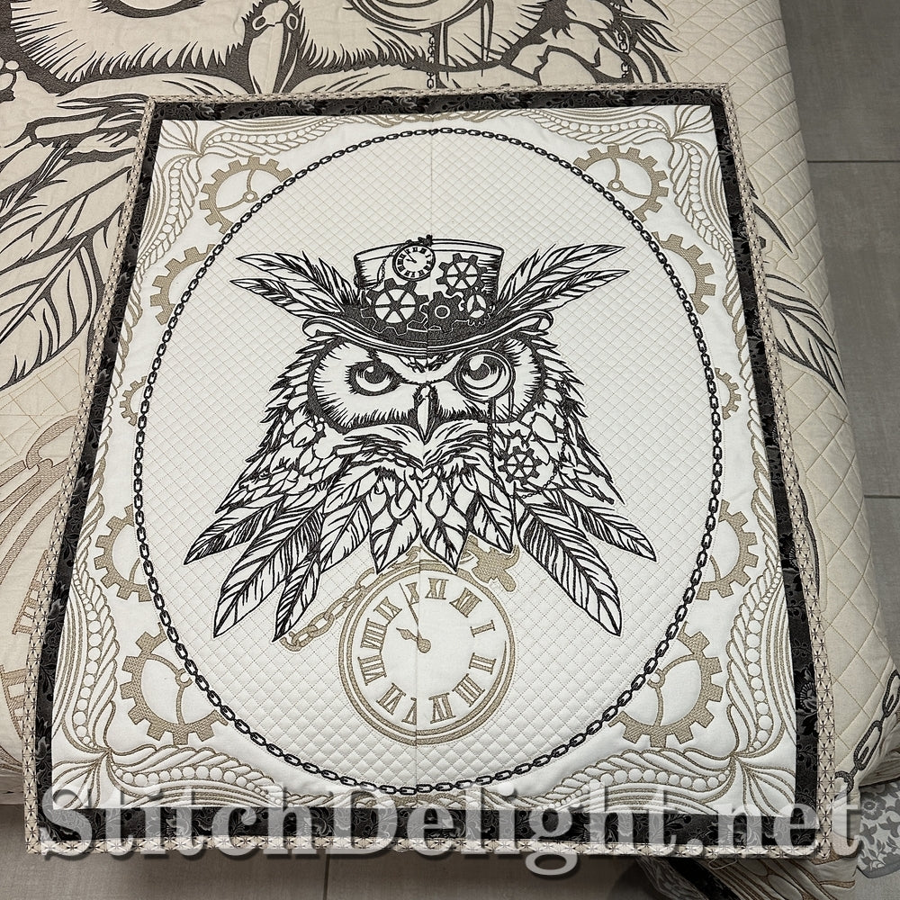 SDS3344 Steampunk Owl Quilt