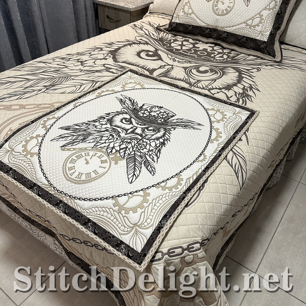 SDS3344 Steampunk Owl Quilt
