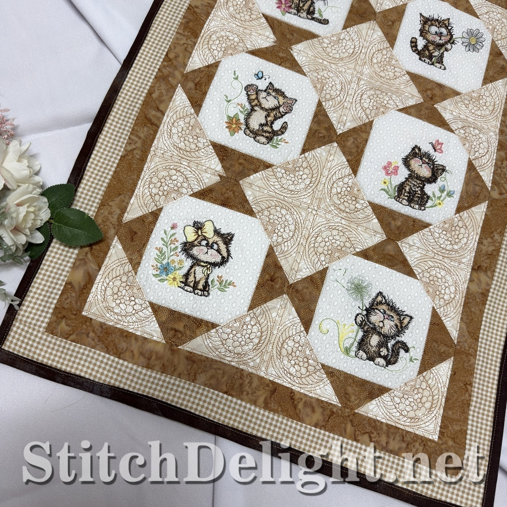 SDS3413 Kitten Quilt