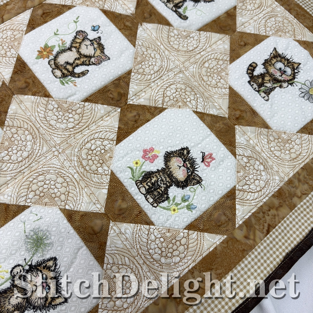 SDS3413 Kitten Quilt