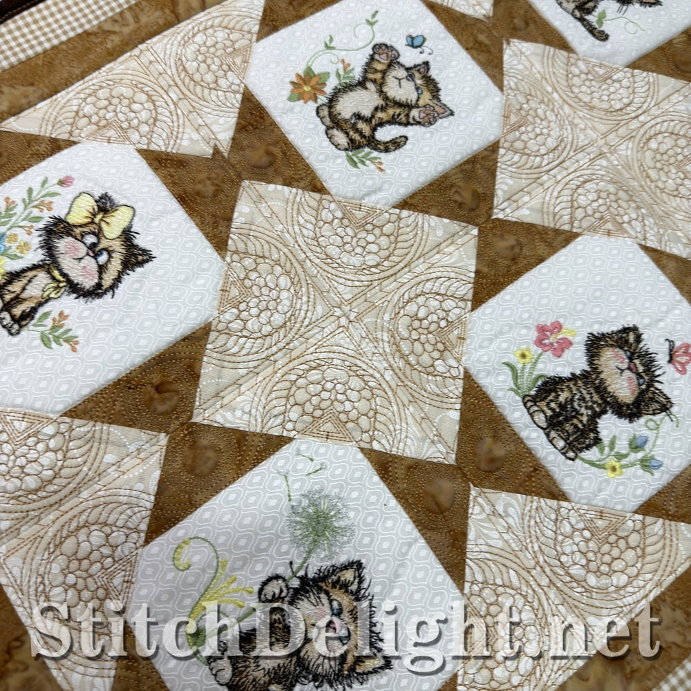SDS3413 Kitten Quilt