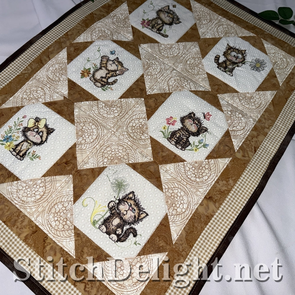 SDS3413 Kitten Quilt