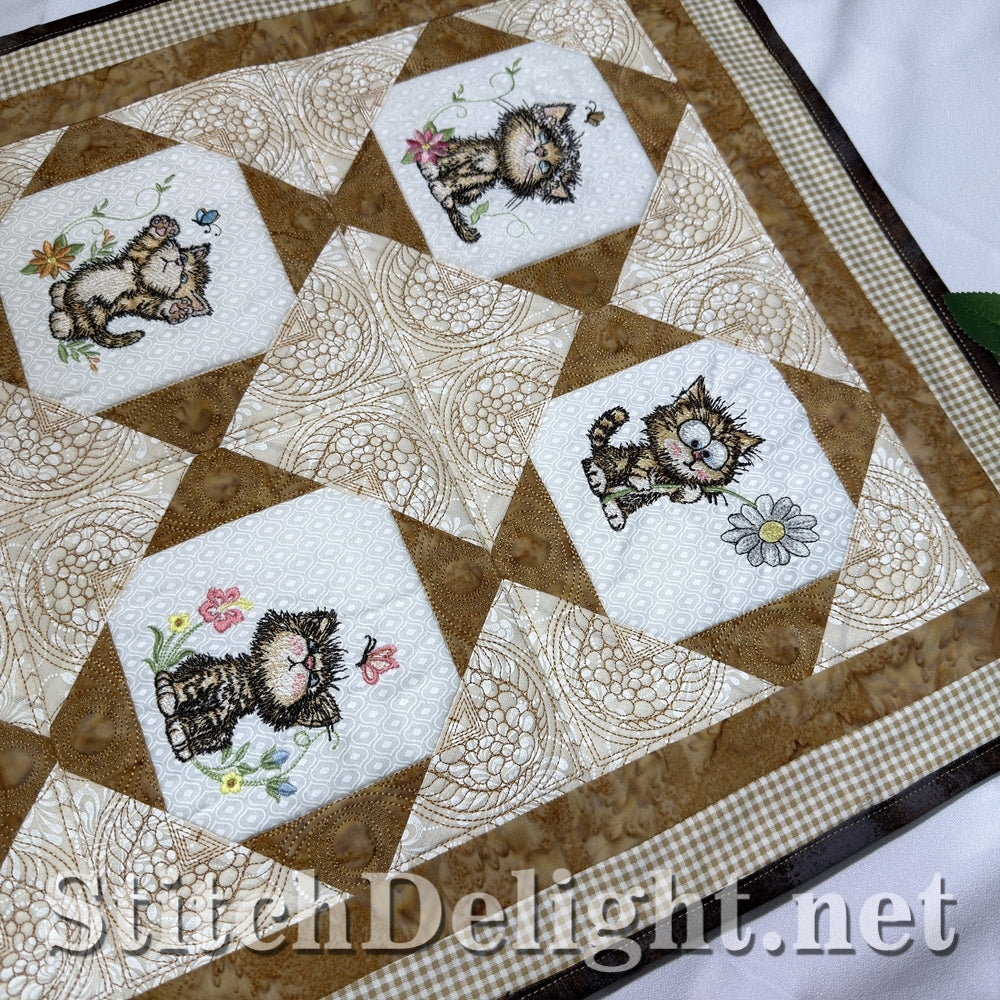 SDS3413 Kitten Quilt