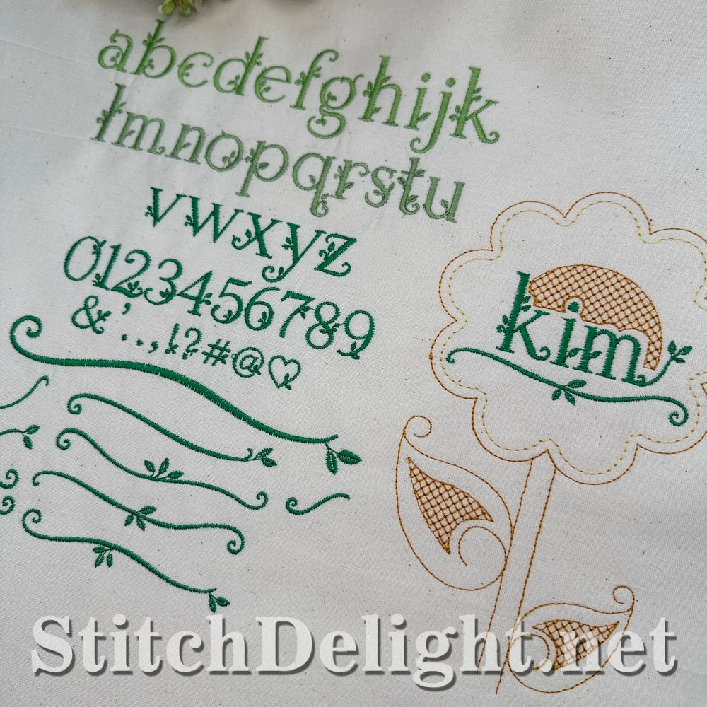 SDS4849 Blooms Font