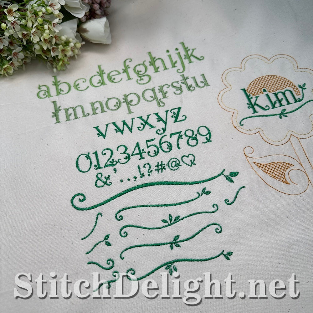 SDS4849 Blooms Font