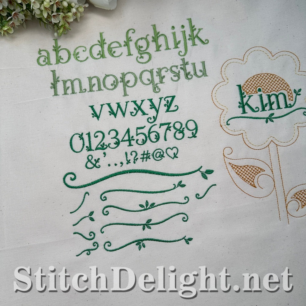 SDS4849 Blooms Font