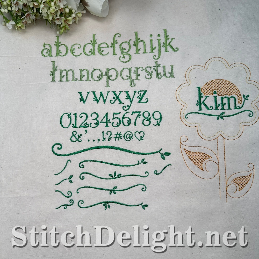 SDS4849 Blooms Font