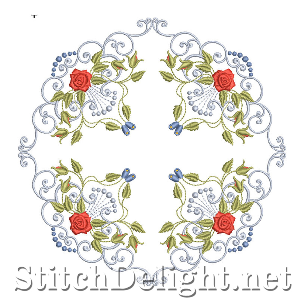 <transcy>SD0703 Blocs de courtepointe Roses héritage</transcy>