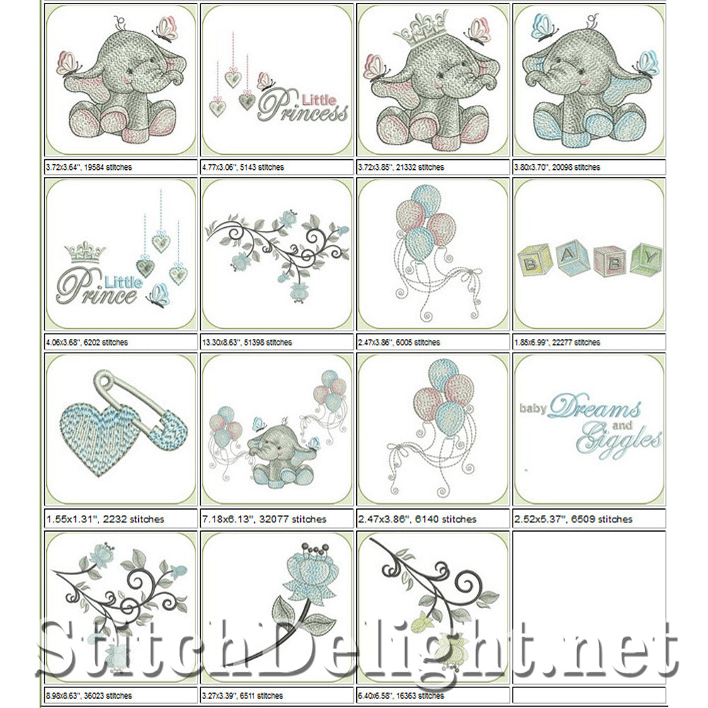 SDS1129 Little Ellie Elephant