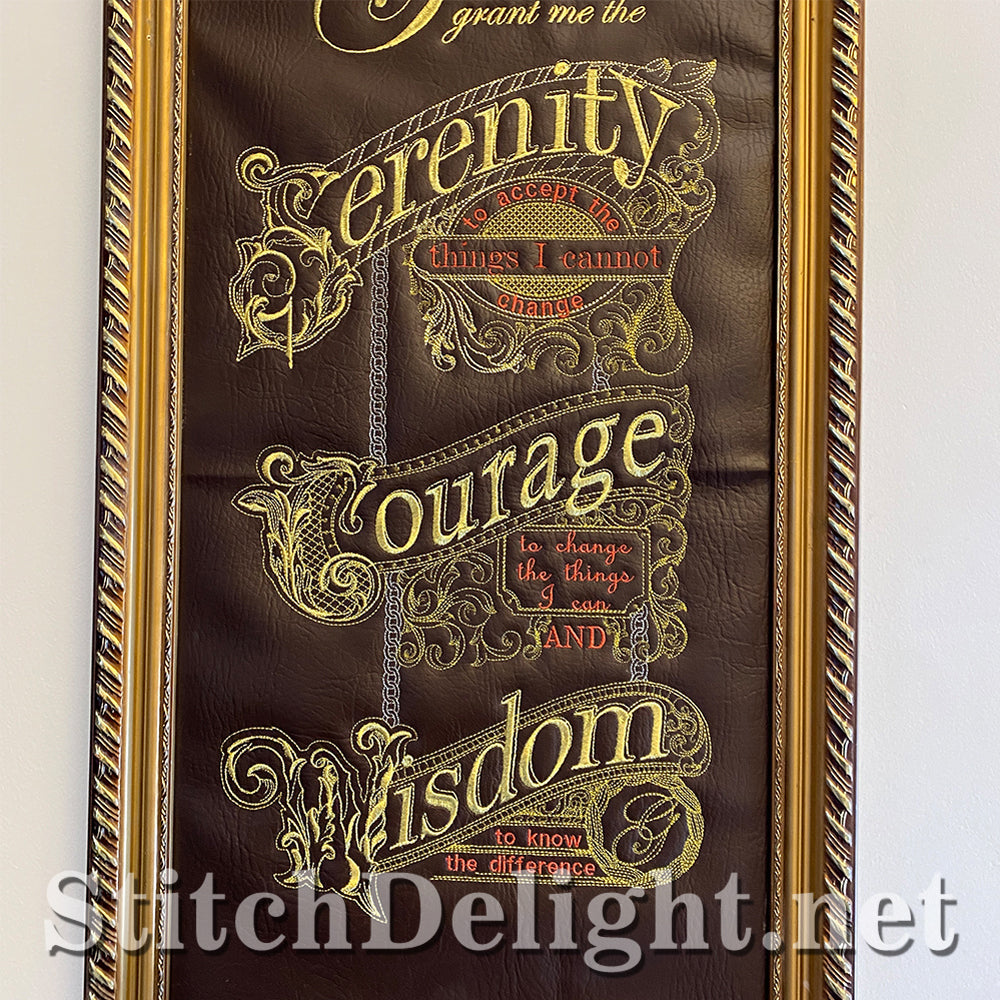 SDS3139 Gilded Serenity Prayer