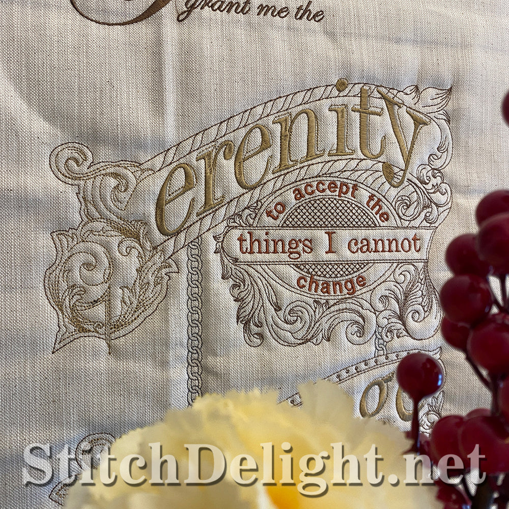 SDS3139 Gilded Serenity Prayer