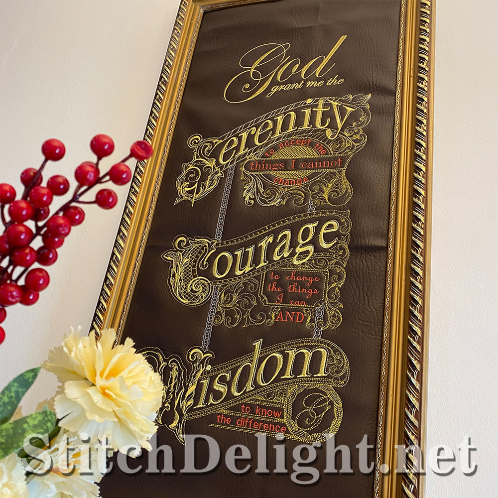 SDS3139 Gilded Serenity Prayer