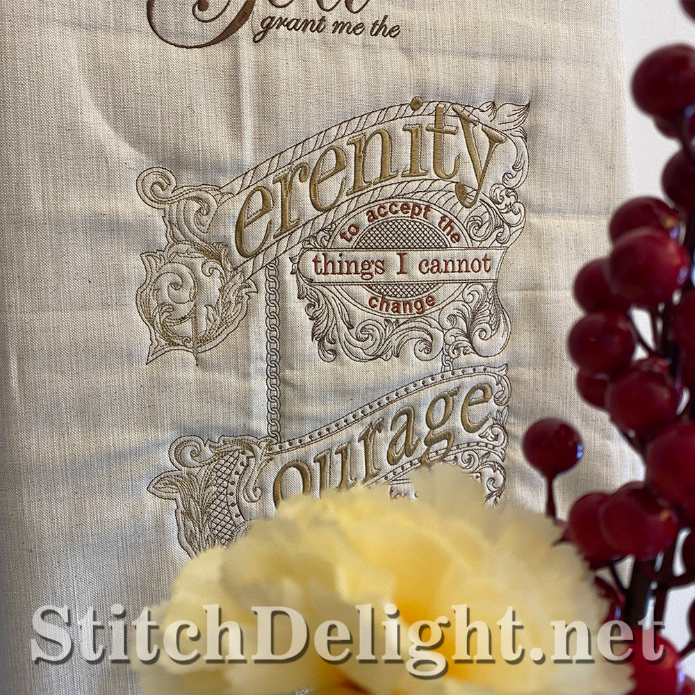 SDS3139 Gilded Serenity Prayer