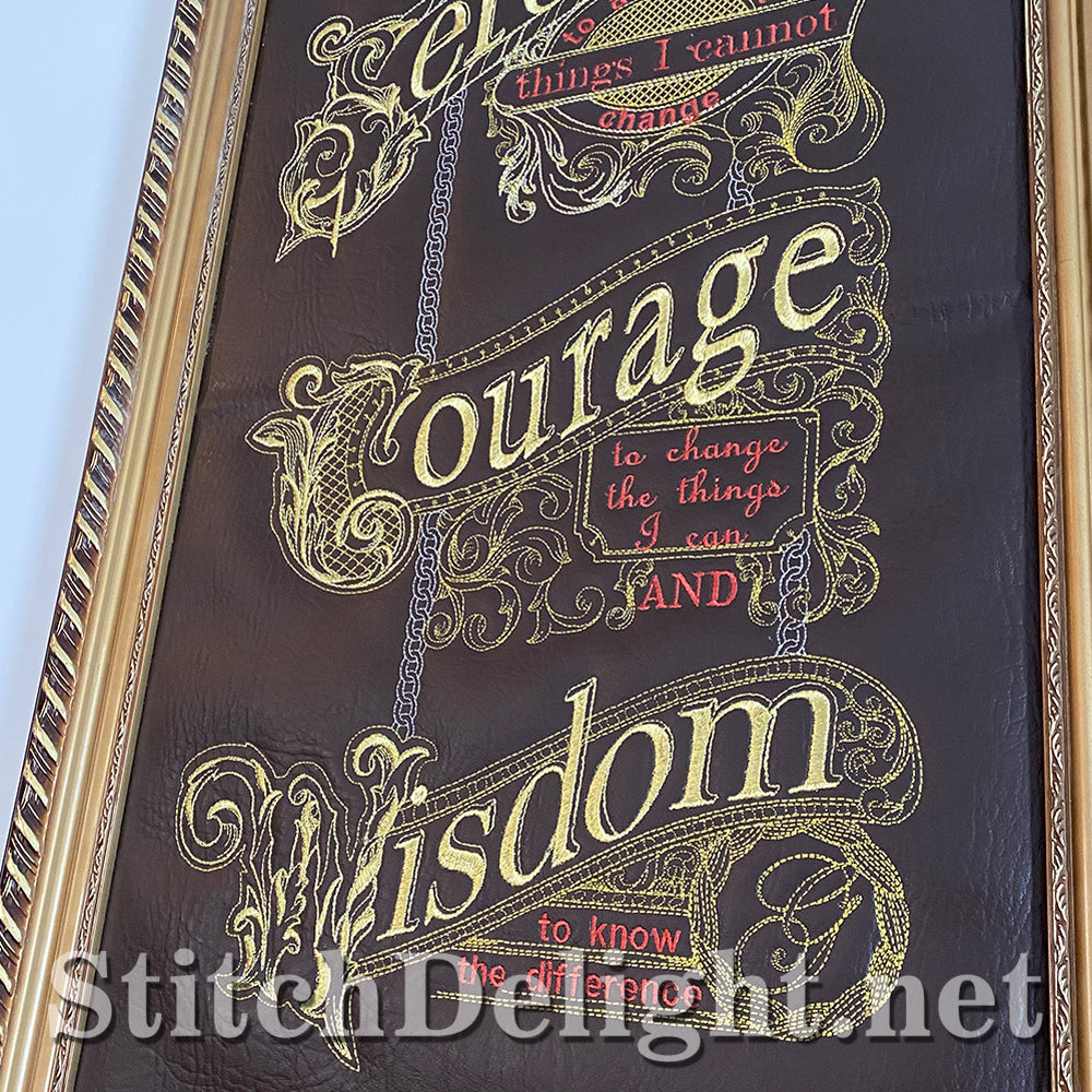 SDS3139 Gilded Serenity Prayer