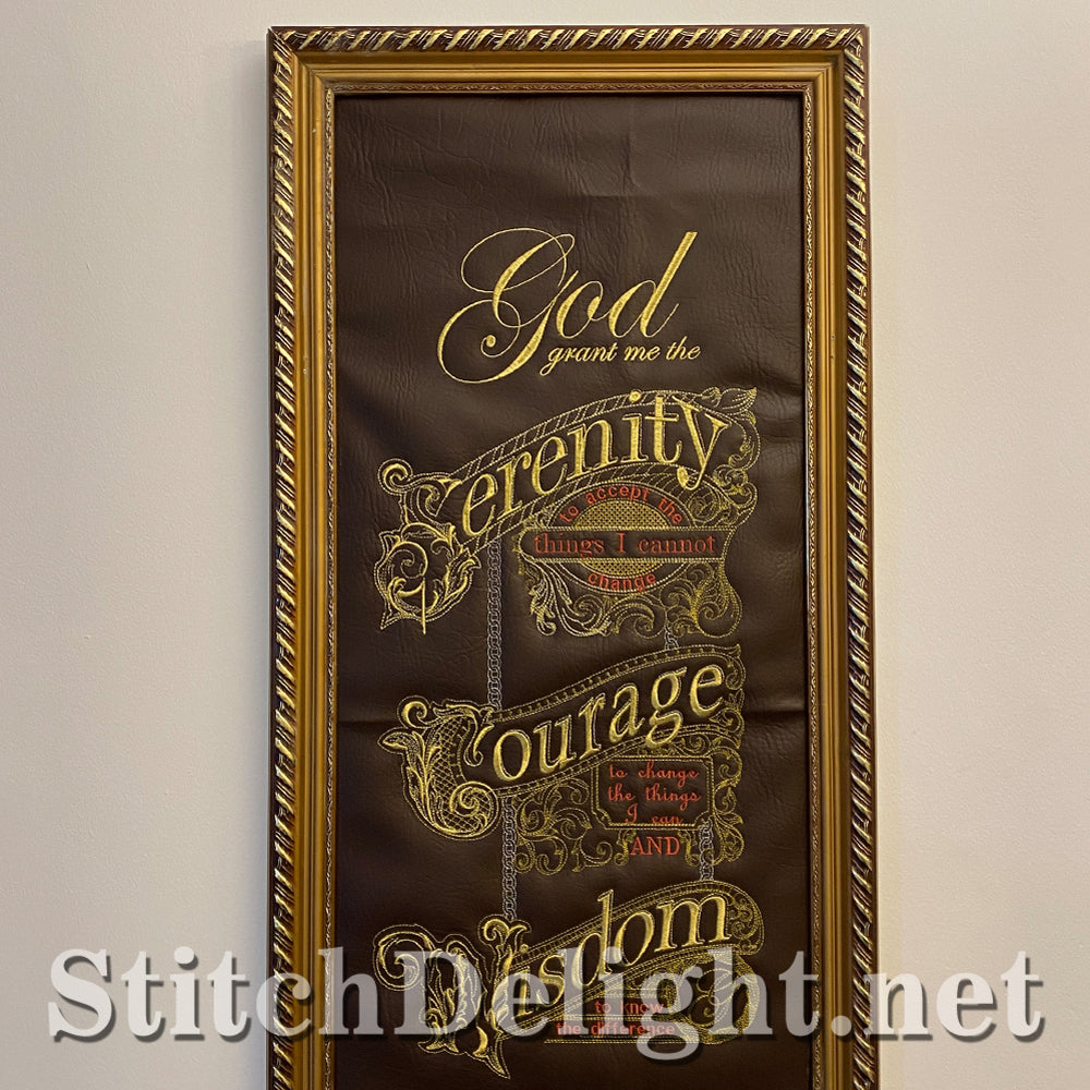 SDS3139 Gilded Serenity Prayer