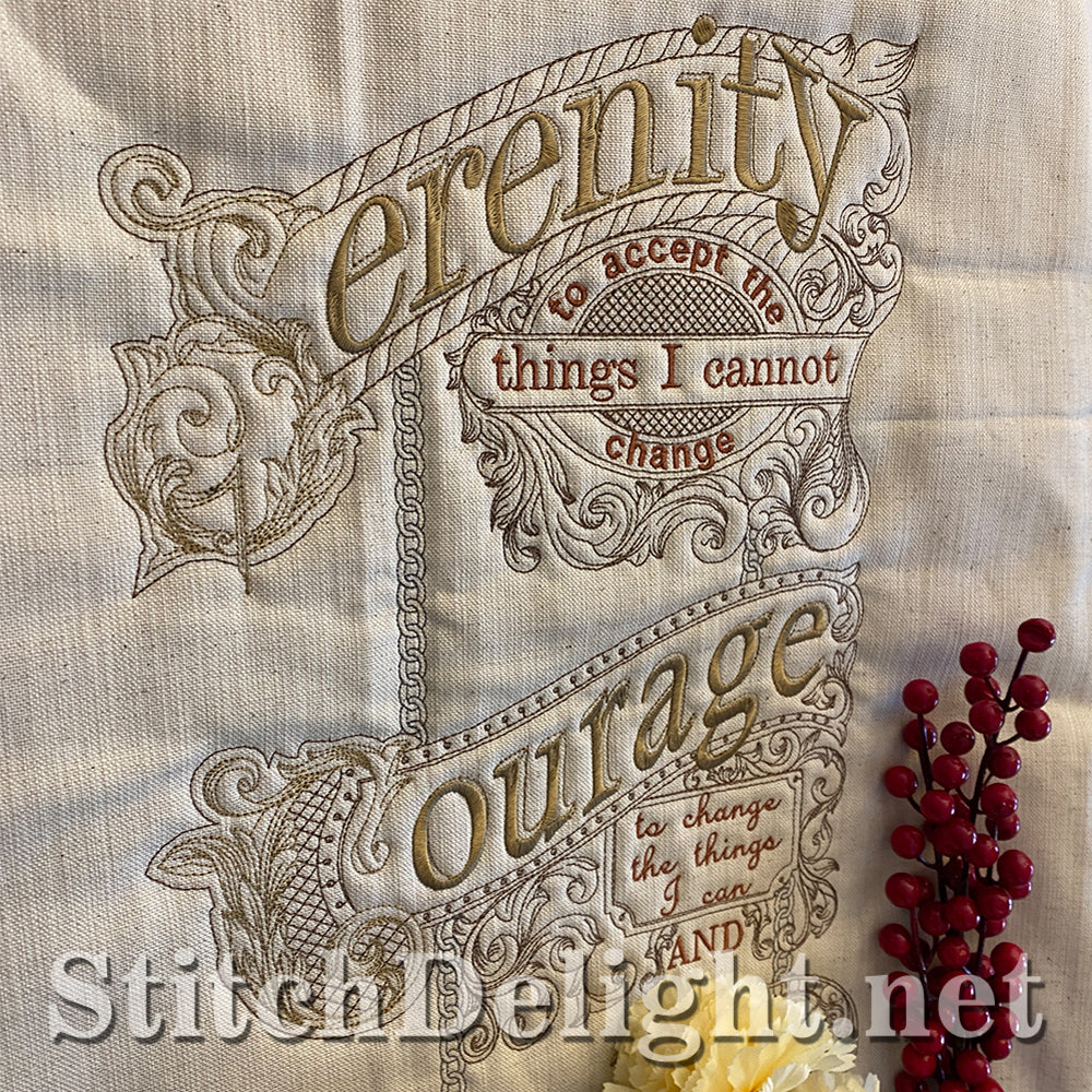 SDS3139 Gilded Serenity Prayer