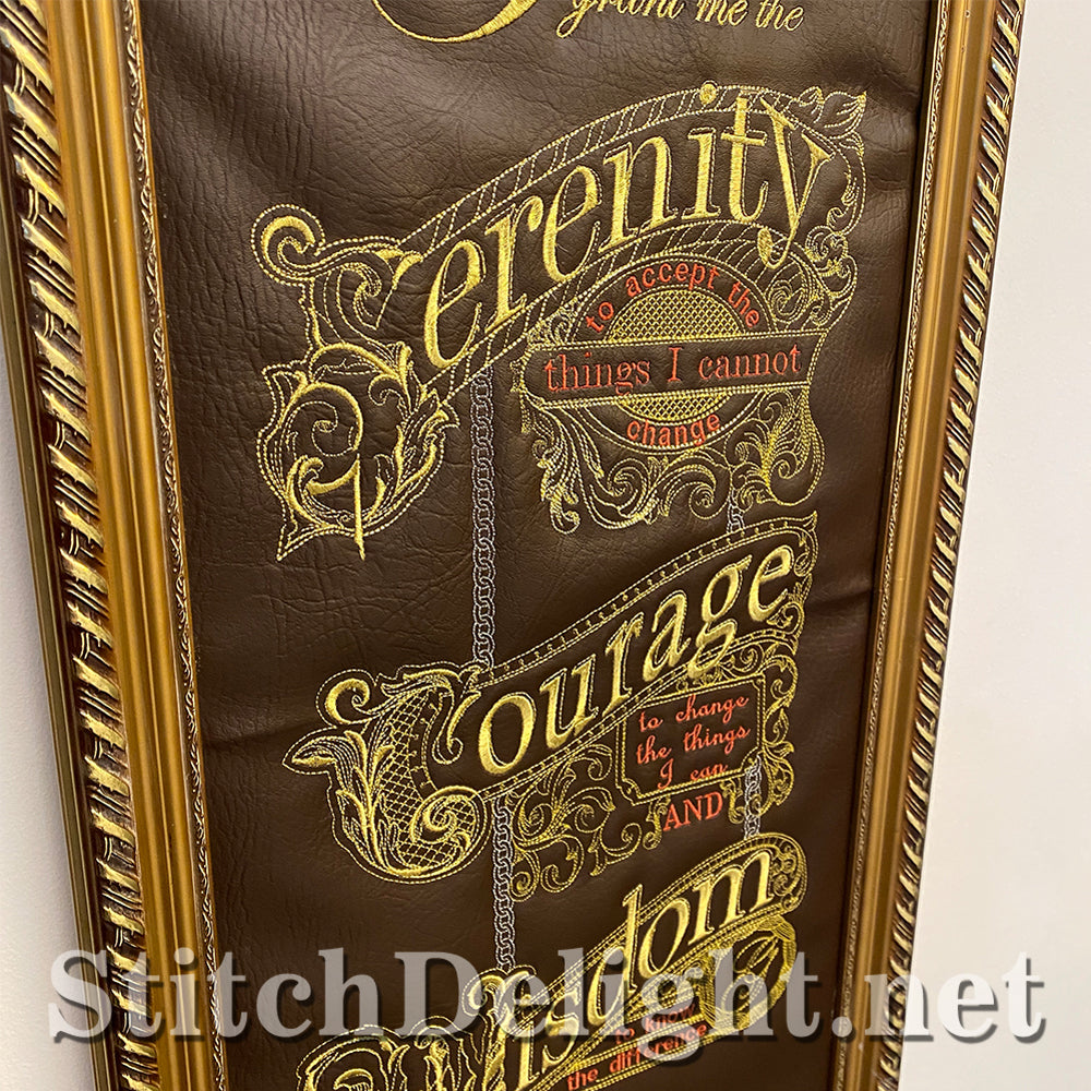 SDS3139 Gilded Serenity Prayer