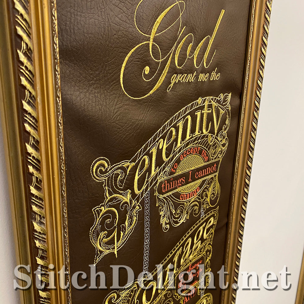 SDS3139 Gilded Serenity Prayer