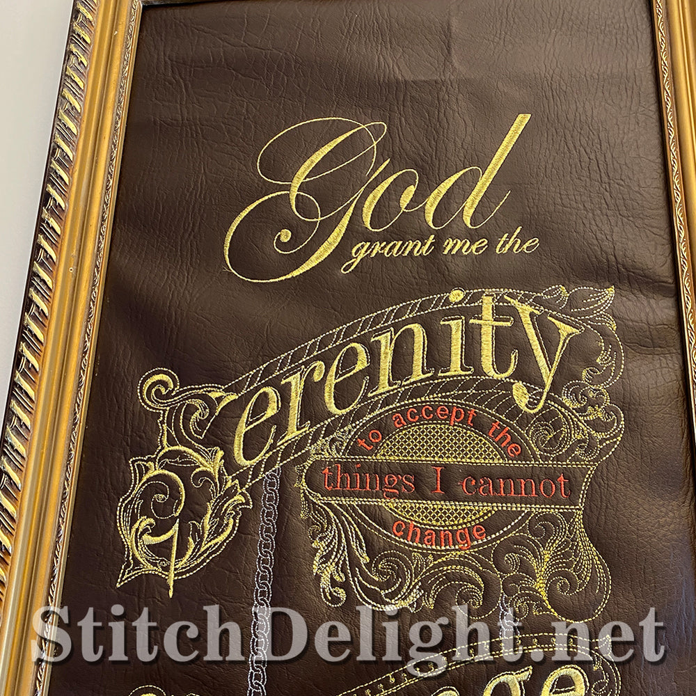 SDS3139 Gilded Serenity Prayer