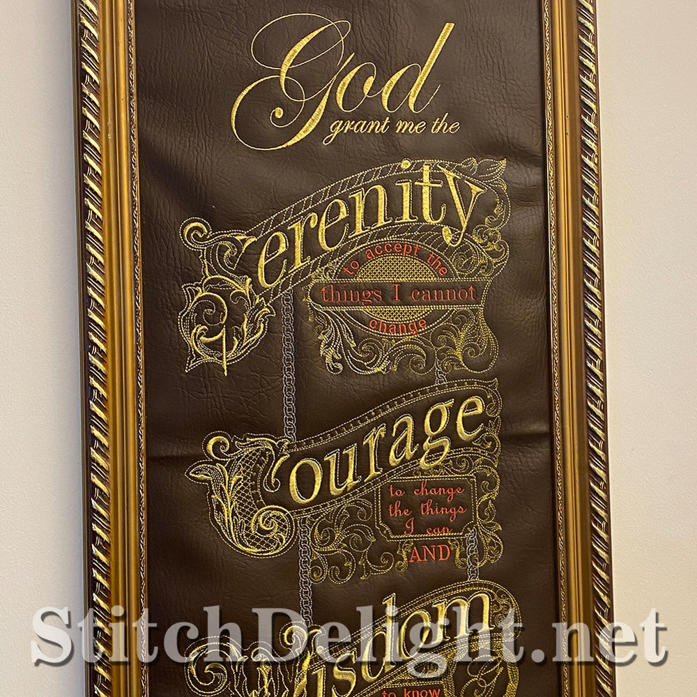 SDS3139 Gilded Serenity Prayer