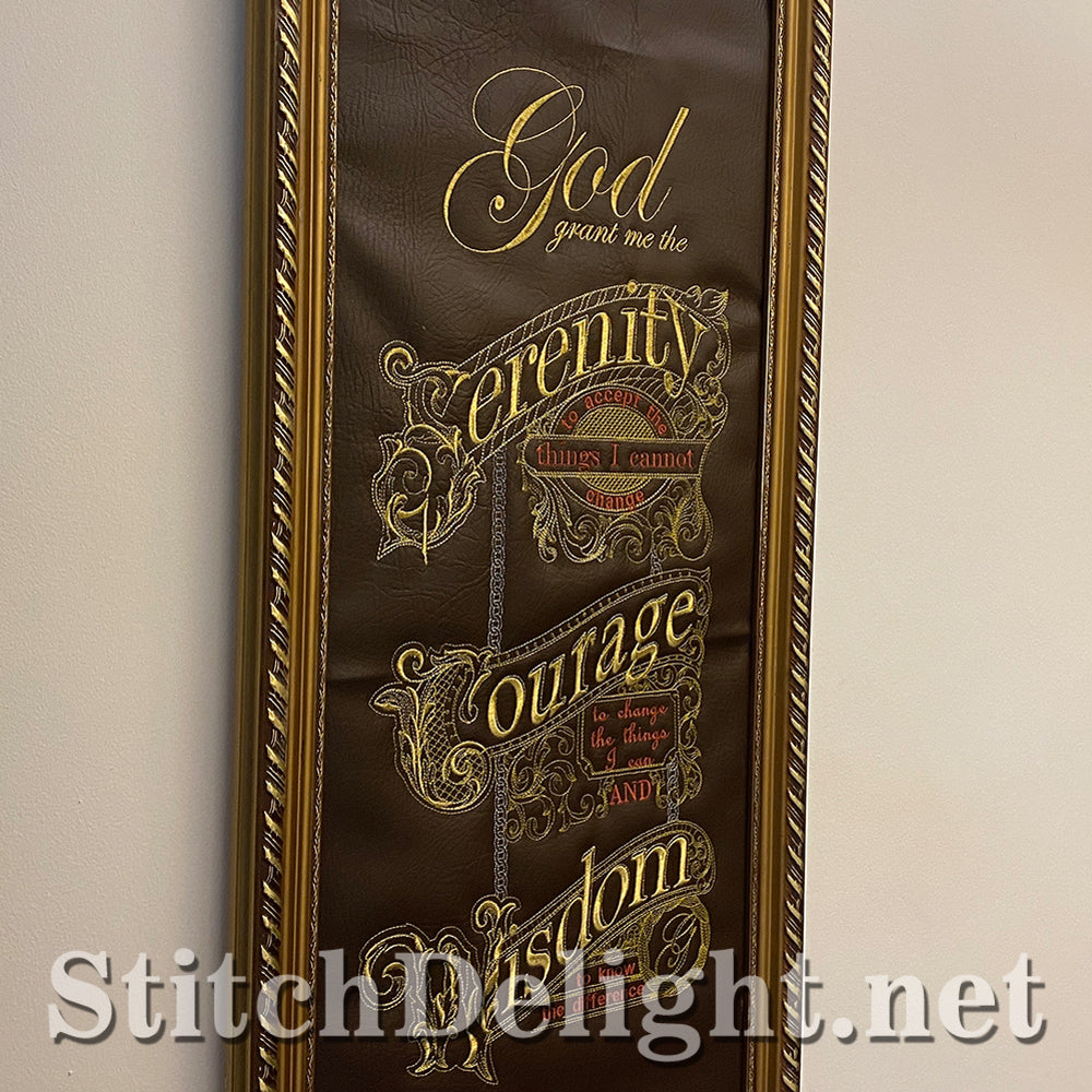 SDS3139 Gilded Serenity Prayer