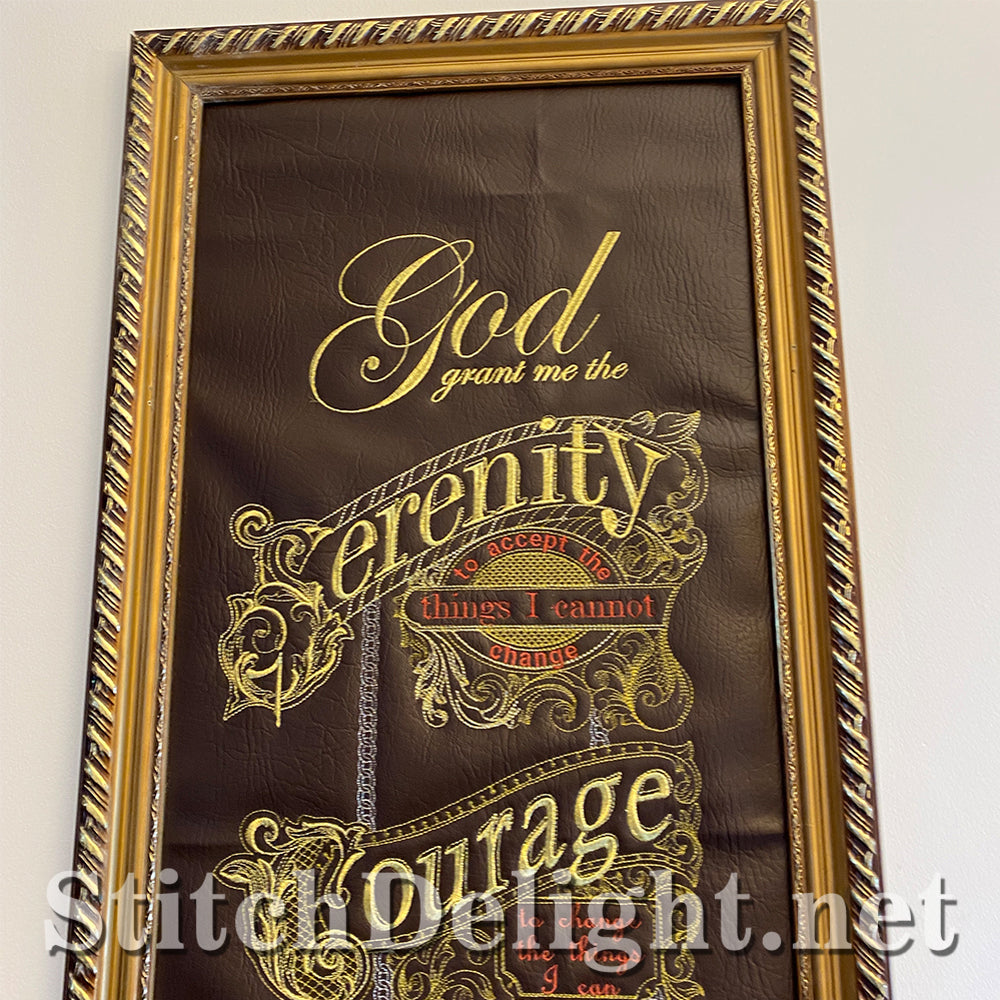 SDS3139 Gilded Serenity Prayer