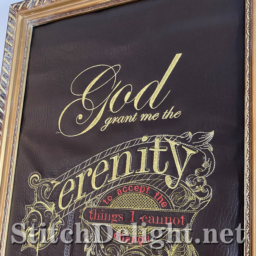 SDS3139 Gilded Serenity Prayer