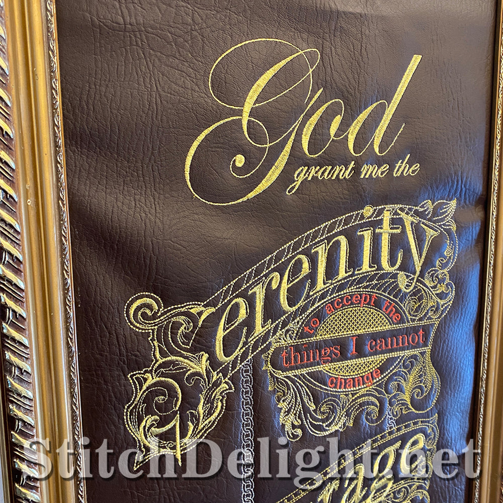 SDS3139 Gilded Serenity Prayer