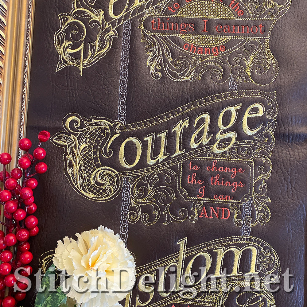 SDS3139 Gilded Serenity Prayer