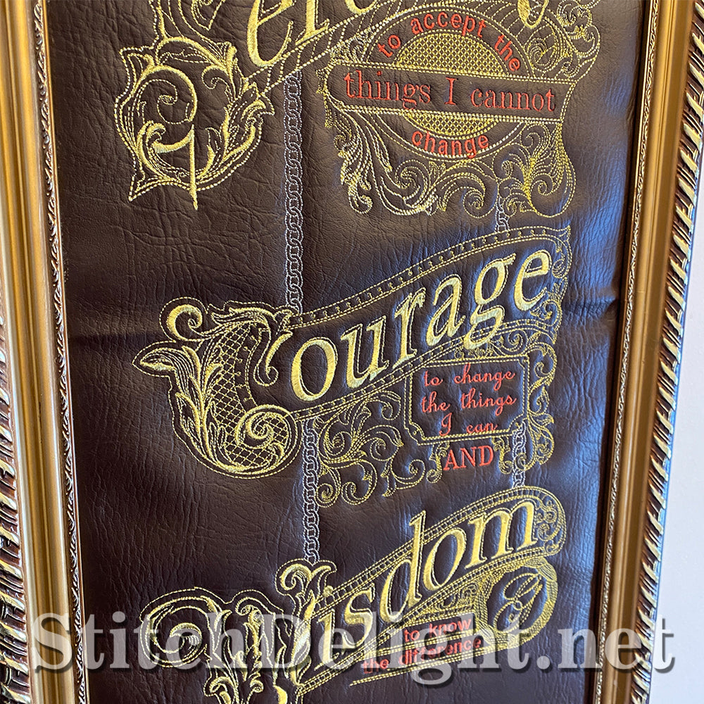 SDS3139 Gilded Serenity Prayer