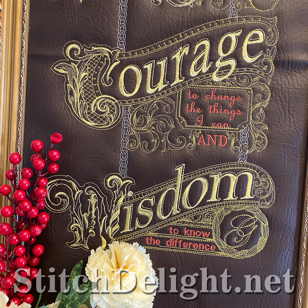 SDS3139 Gilded Serenity Prayer