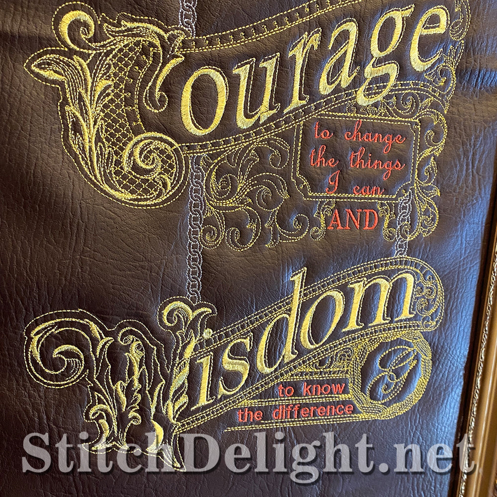 SDS3139 Gilded Serenity Prayer