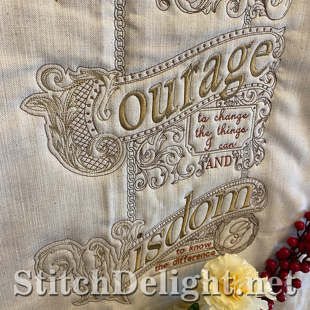 SDS3139 Gilded Serenity Prayer