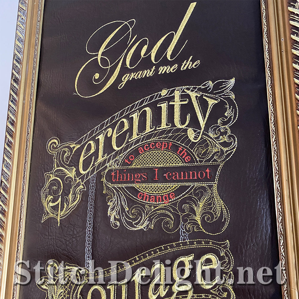 SDS3139 Gilded Serenity Prayer