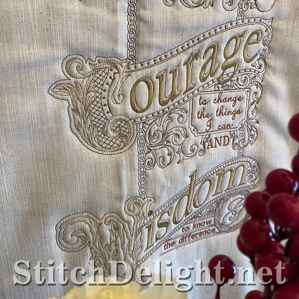 SDS3139 Gilded Serenity Prayer