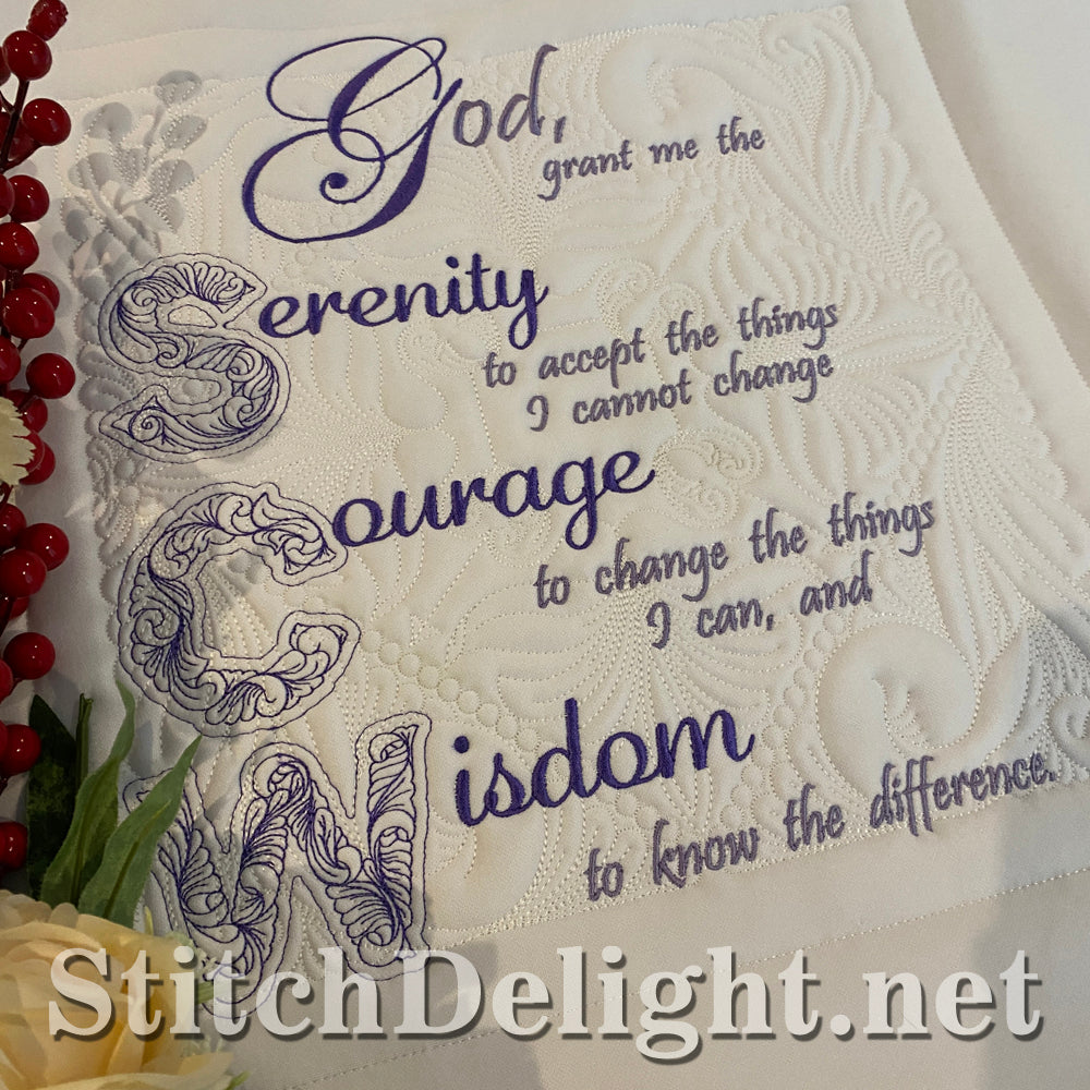 SDS3142 Serenity Quote