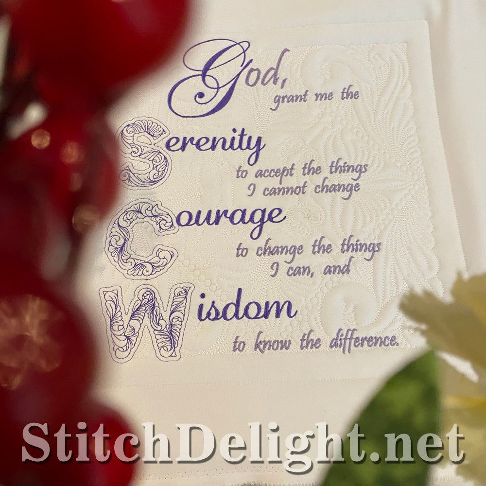 SDS3142 Serenity Quote